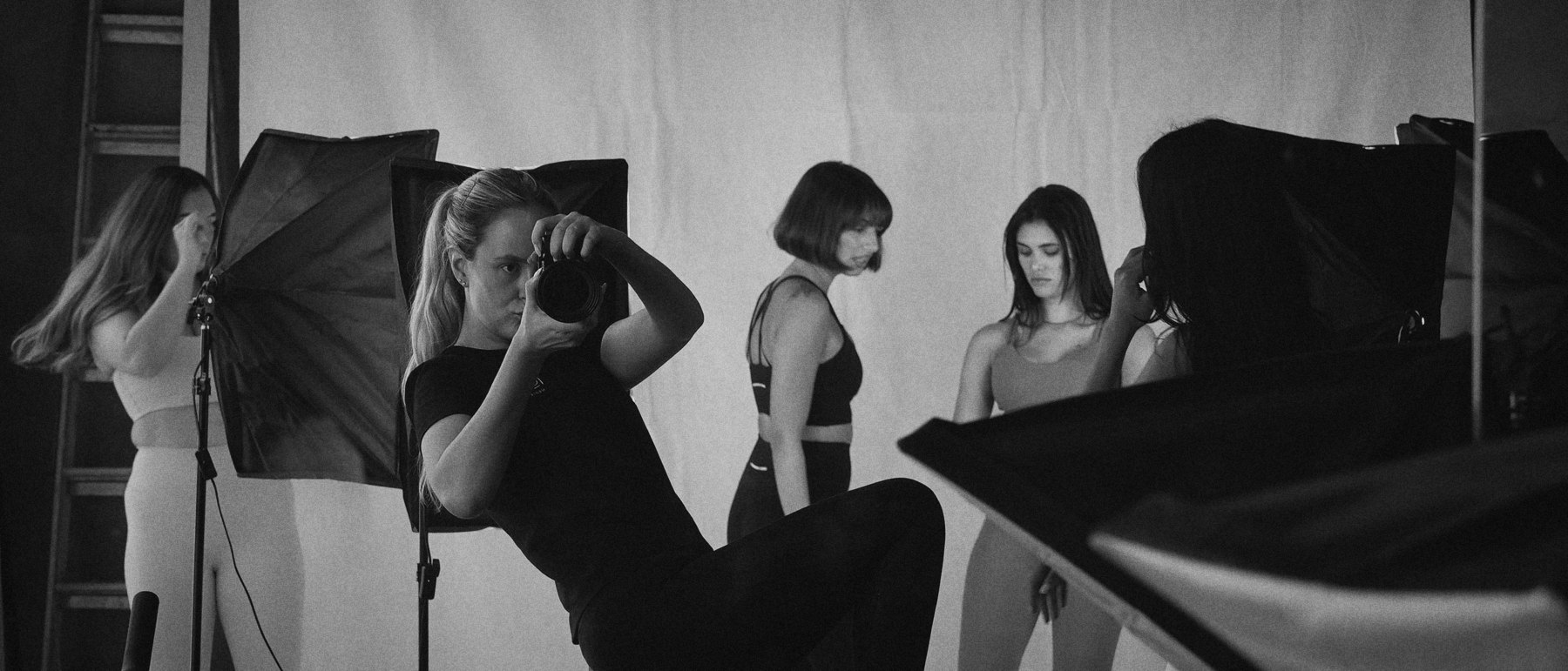 Behind the scenes on the Pulse Model Club shoot